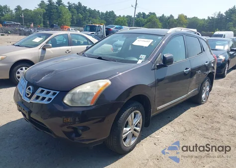 2013 Nissan Rogue Sv из США, поврежденный, VIN JN8AS5MV6DW128171